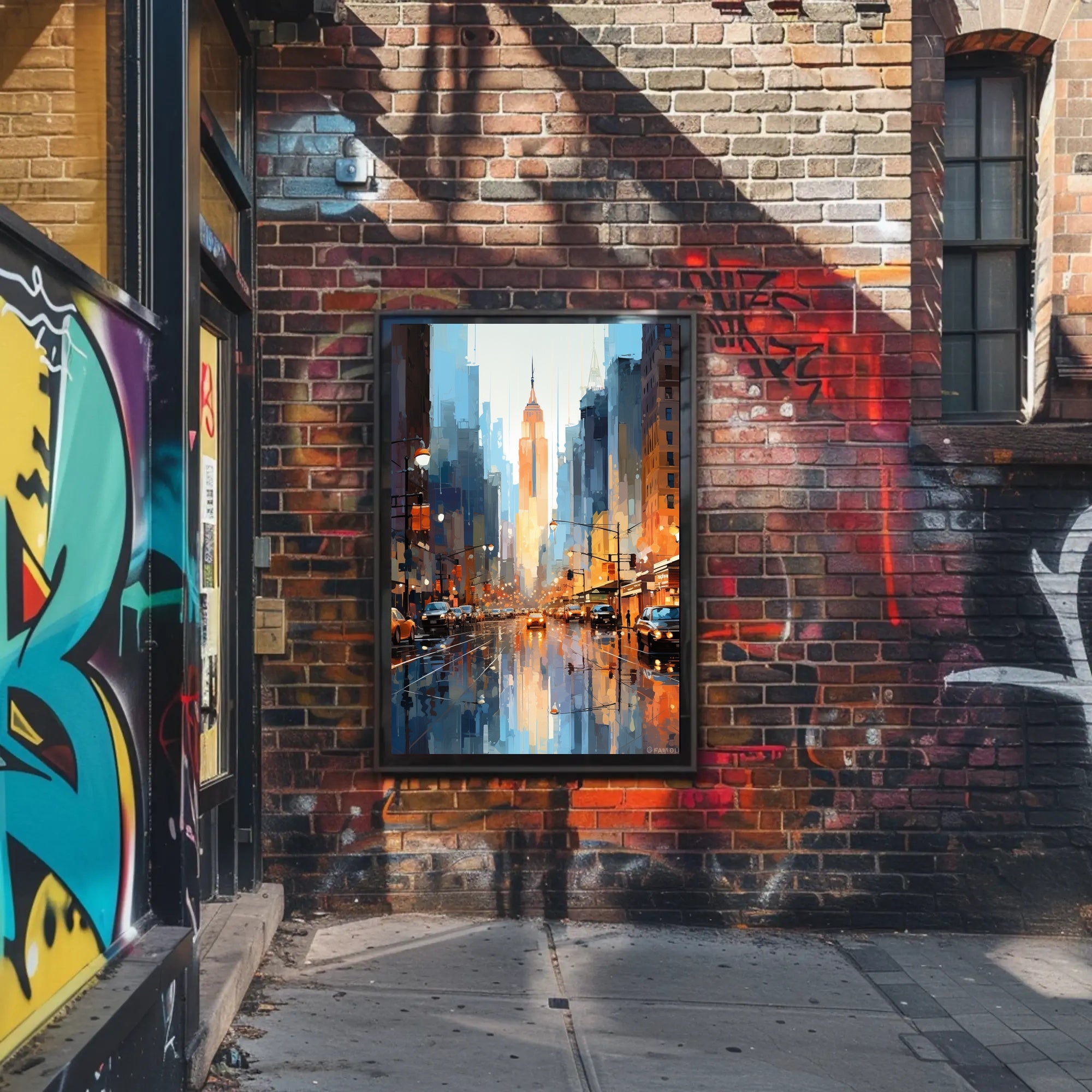 Urban Reflections Poster PosterGoat