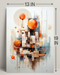 Abstract Geometric Composition Abstract Poster PosterGoat