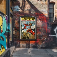 Daredevil Battles the Crimson Claw Poster