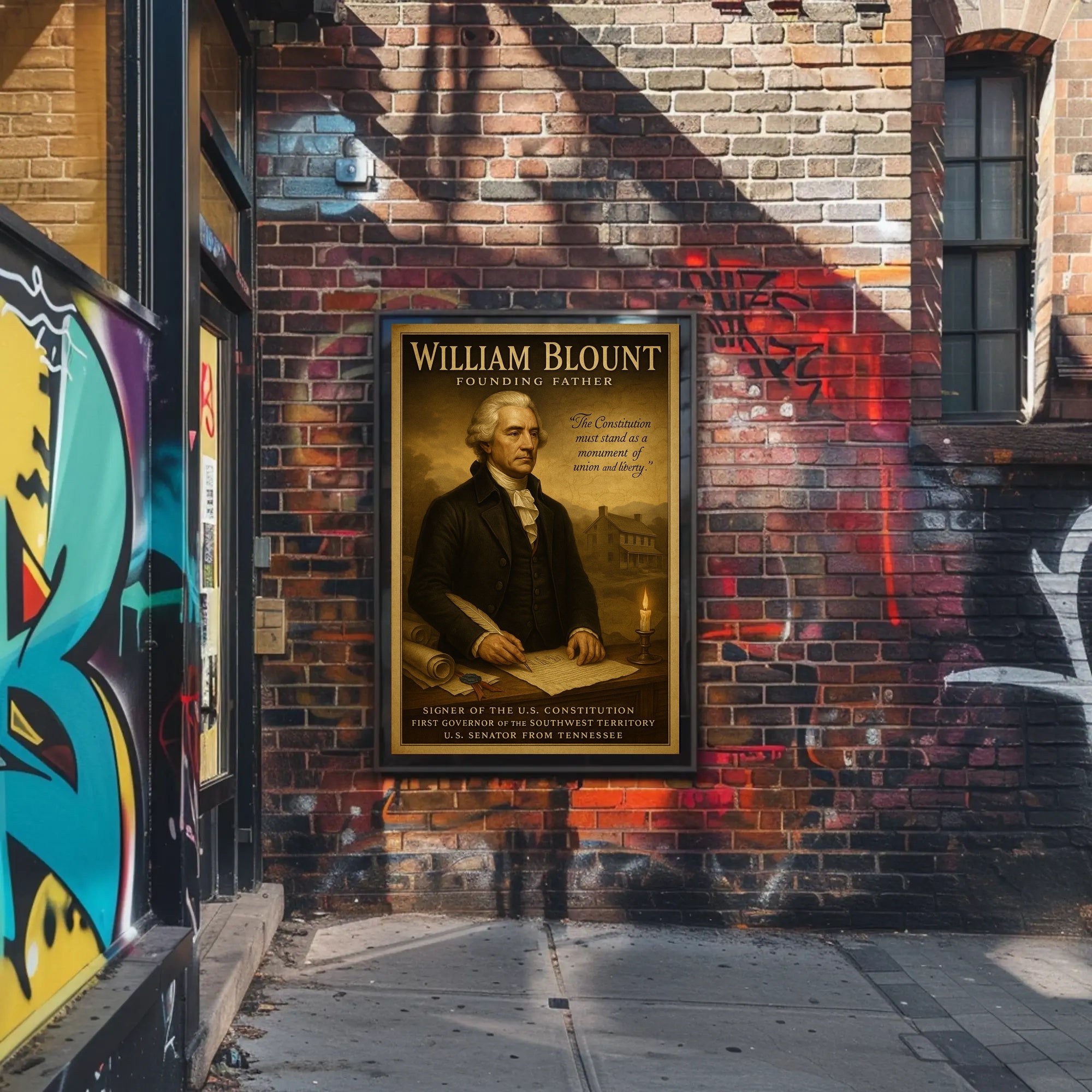 William Blount Vintage Historical or Presidential Poster PosterGoat