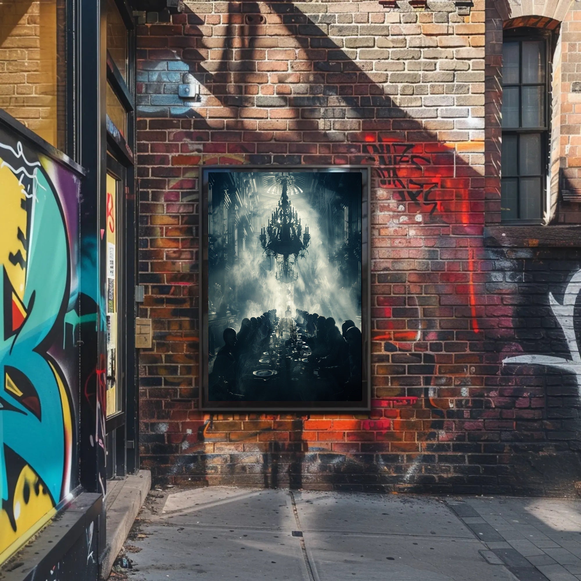 Haunting Dramatic Scene in Historical Drama Poster PosterGoat