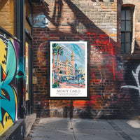 Monte Carlo Travel Poster PosterGoat