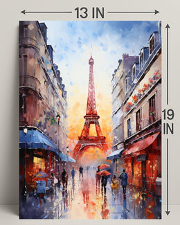 Parisian Street Scene Poster