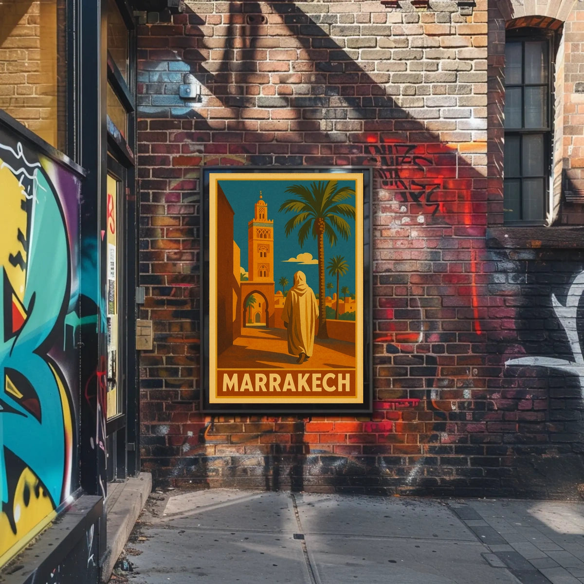 Marrakech Travel Poster