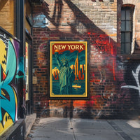 New York City Iconic Landmarks Poster