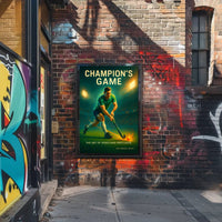 Champion's Game Dynamic Sports Action Poster PosterGoat