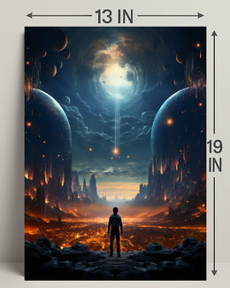 Journey To The Cosmic Abyss Poster