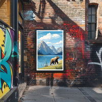 Lake Clark National Park Scenic Poster Print