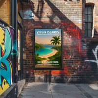 Virgin Islands Caribbean Paradise Poster