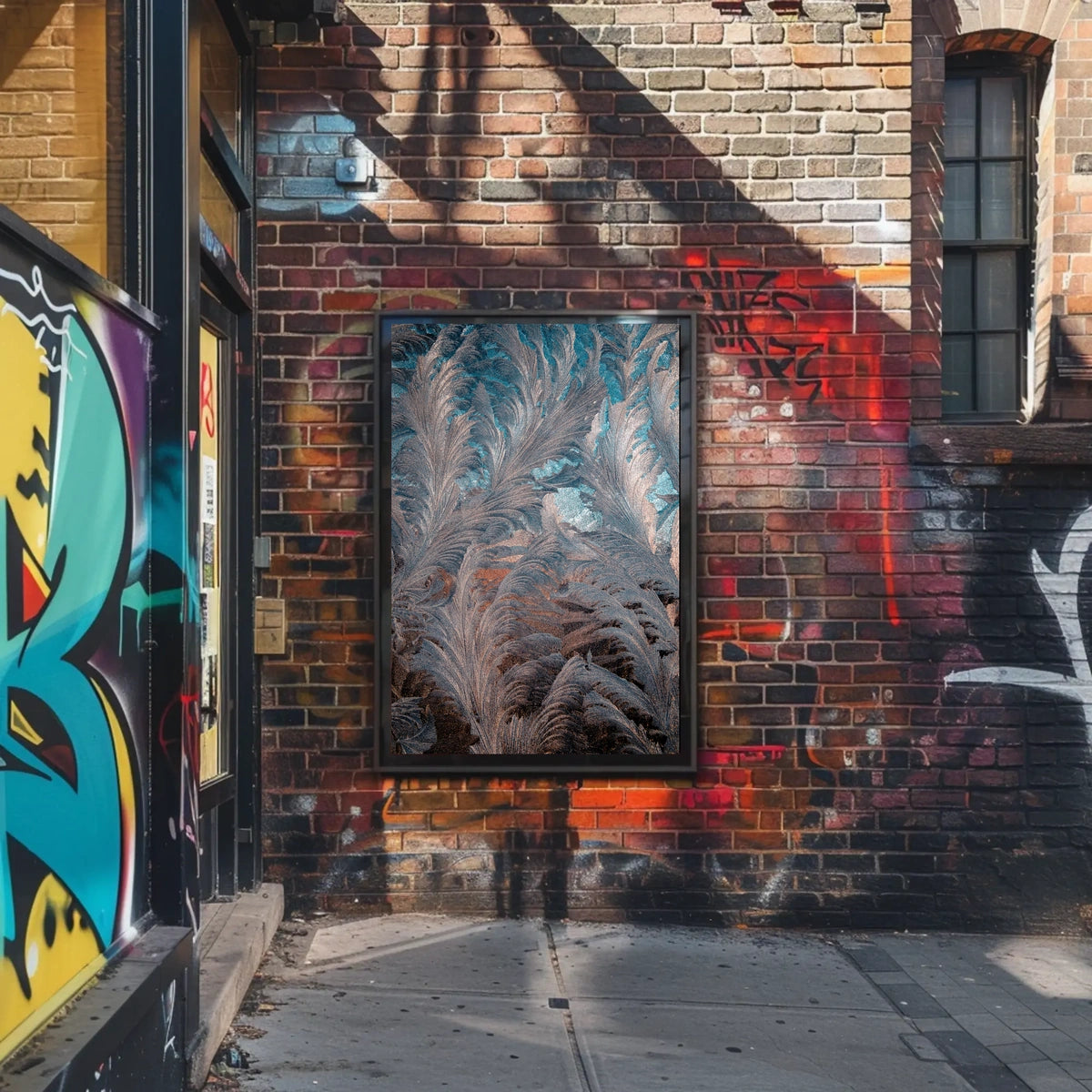 Abstract Feathered Elegance Abstract Poster