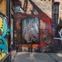 Abstract Feathered Elegance Abstract Poster