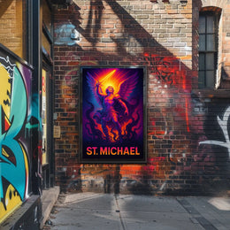 St. Michael The Warrior Archangel Poster