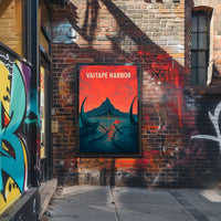 Vaitape Harbor: Serene Tropical Escape Travel Poster PosterGoat