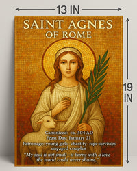 Saint Agnes of Rome Poster PosterGoat