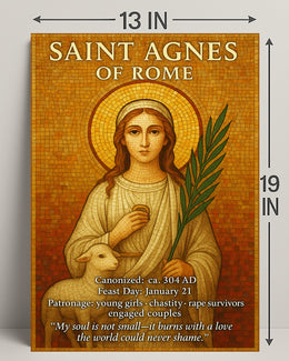 Saint Agnes of Rome Poster PosterGoat