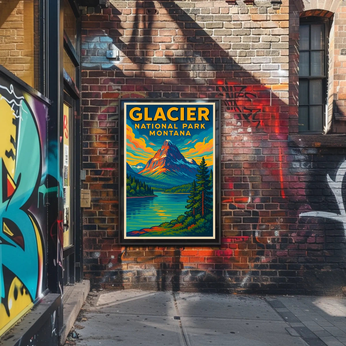 Glacier National Park Poster