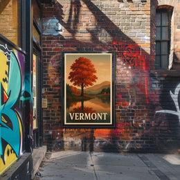 Vermont Autumn Splendor Wall Art Print