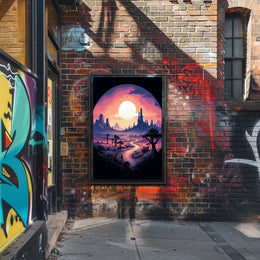 Dreamscape At Dusk Poster