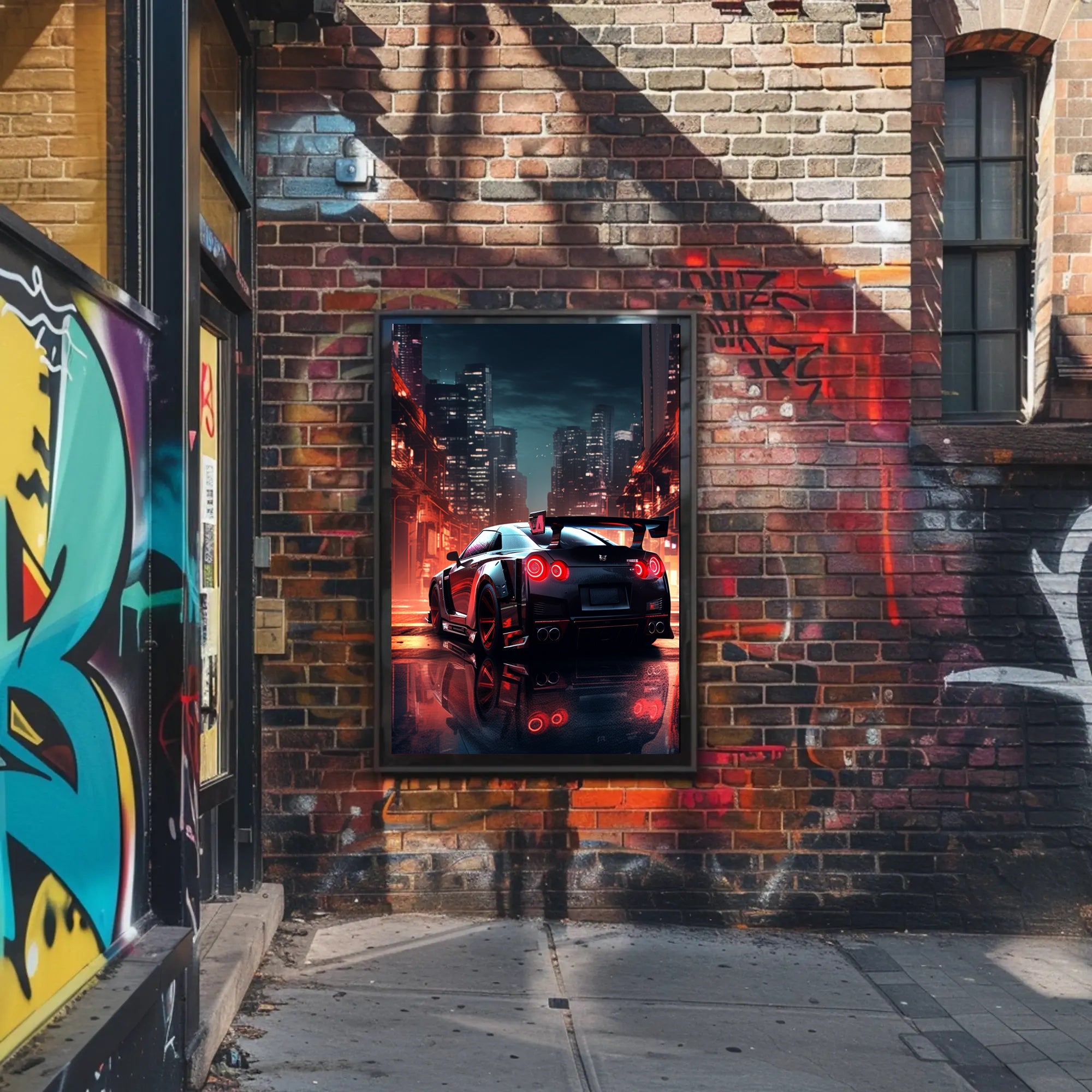 Urban Street Racer Poster PosterGoat