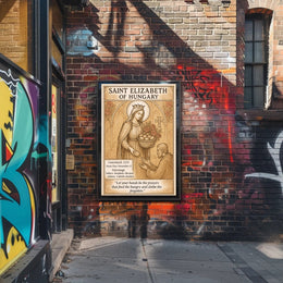 Saint Elizabeth of Hungary Poster PosterGoat