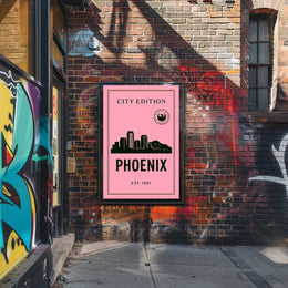 Phoenix City Edition Poster PosterGoat