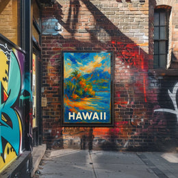Tropical Paradise Hawaii Poster