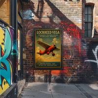 Lockheed Vega Spirit Of Innovation Vintage Poster