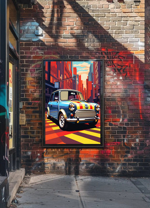 Classic Car Vibrance Pop Culture Poster