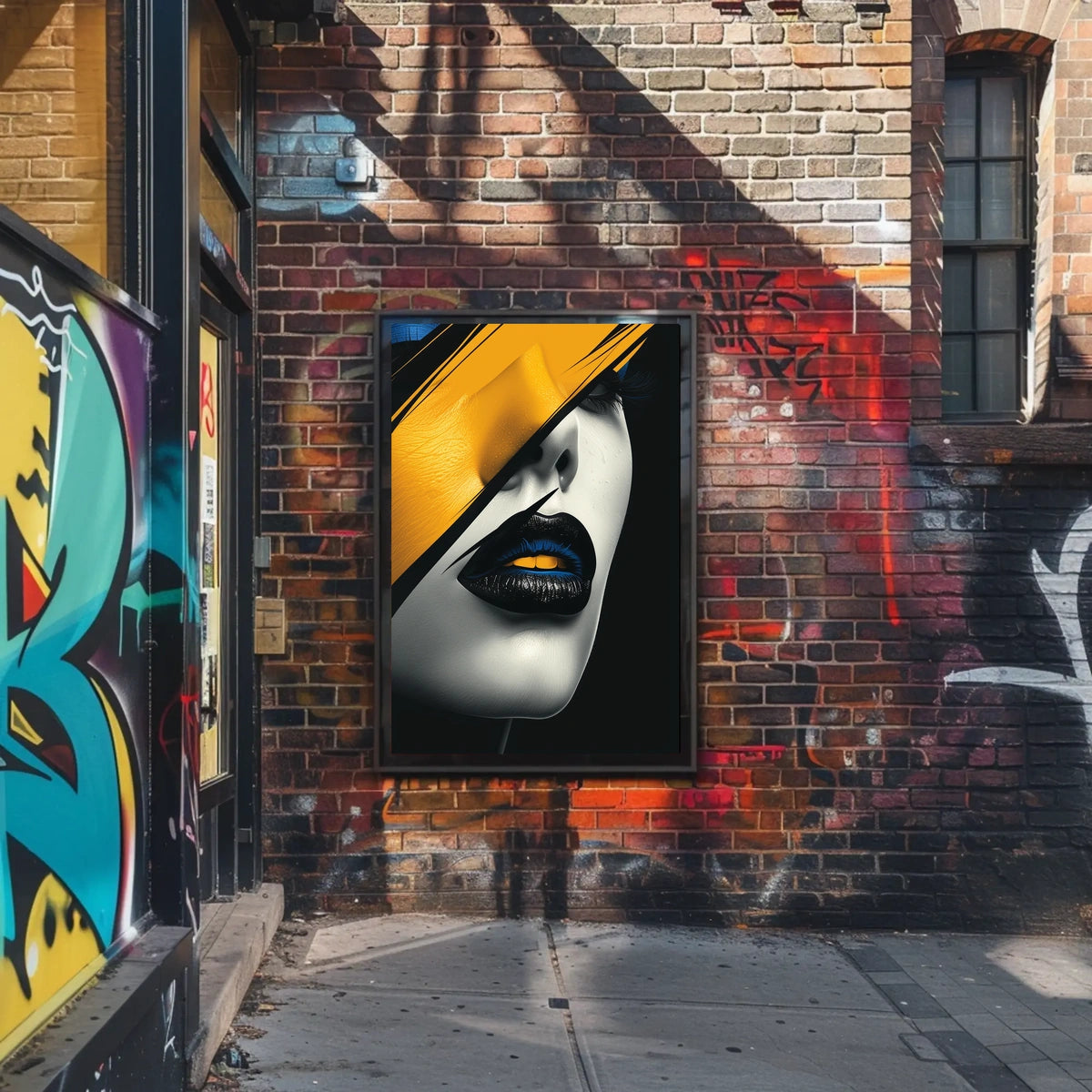 Abstract Expression Bold And Vivid Poster