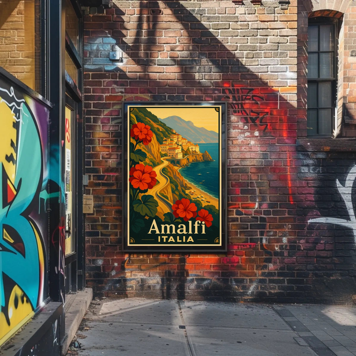 Amalfi Coast Italia Poster