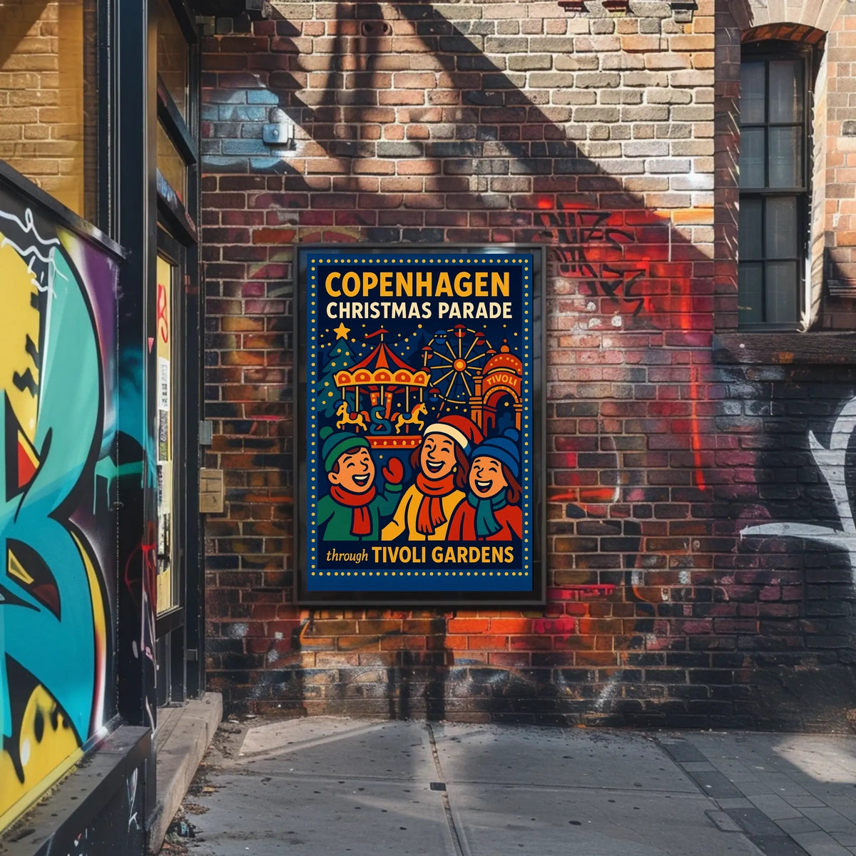 Copenhagen Christmas Parade Poster