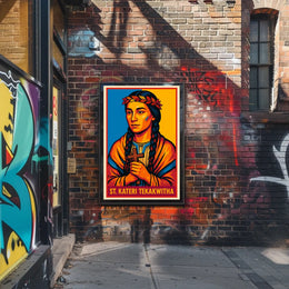 St. Kateri Tekakwitha Poster