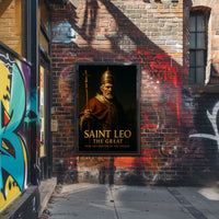Saint Leo The Great Poster