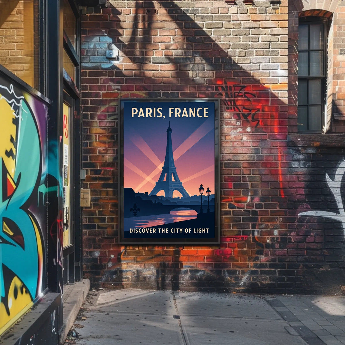 Discover Paris The City Of Light Poster