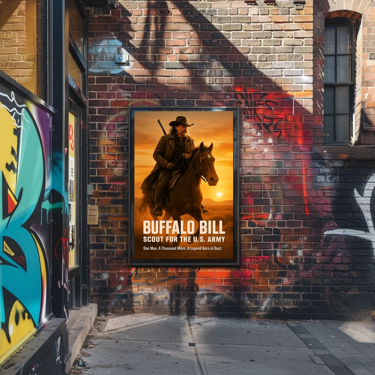 Buffalo Bill Scout for the U.S. Army Poster