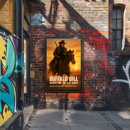 Buffalo Bill Scout for the U.S. Army Poster