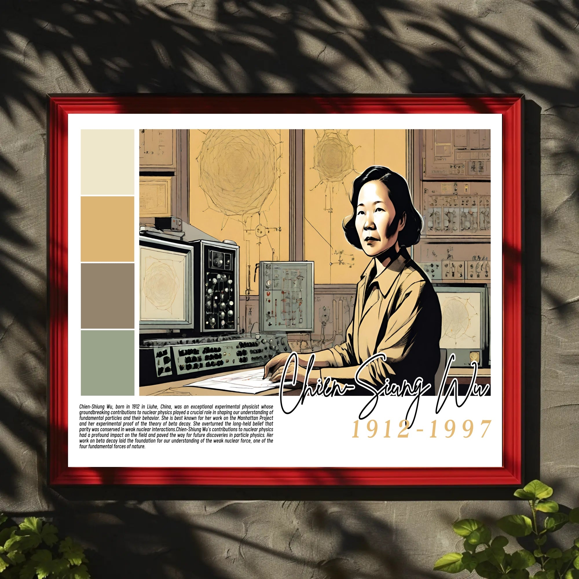 Celebrating Chien-Shiung Wu Poster
