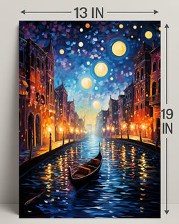Starry Canal Poster