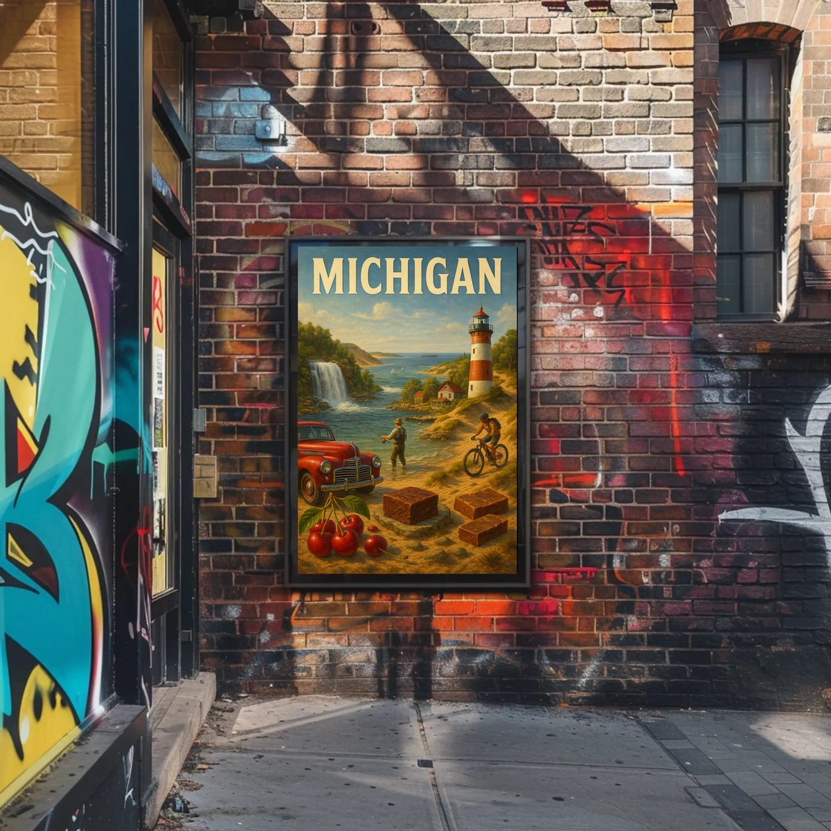 Discover Michigan Poster