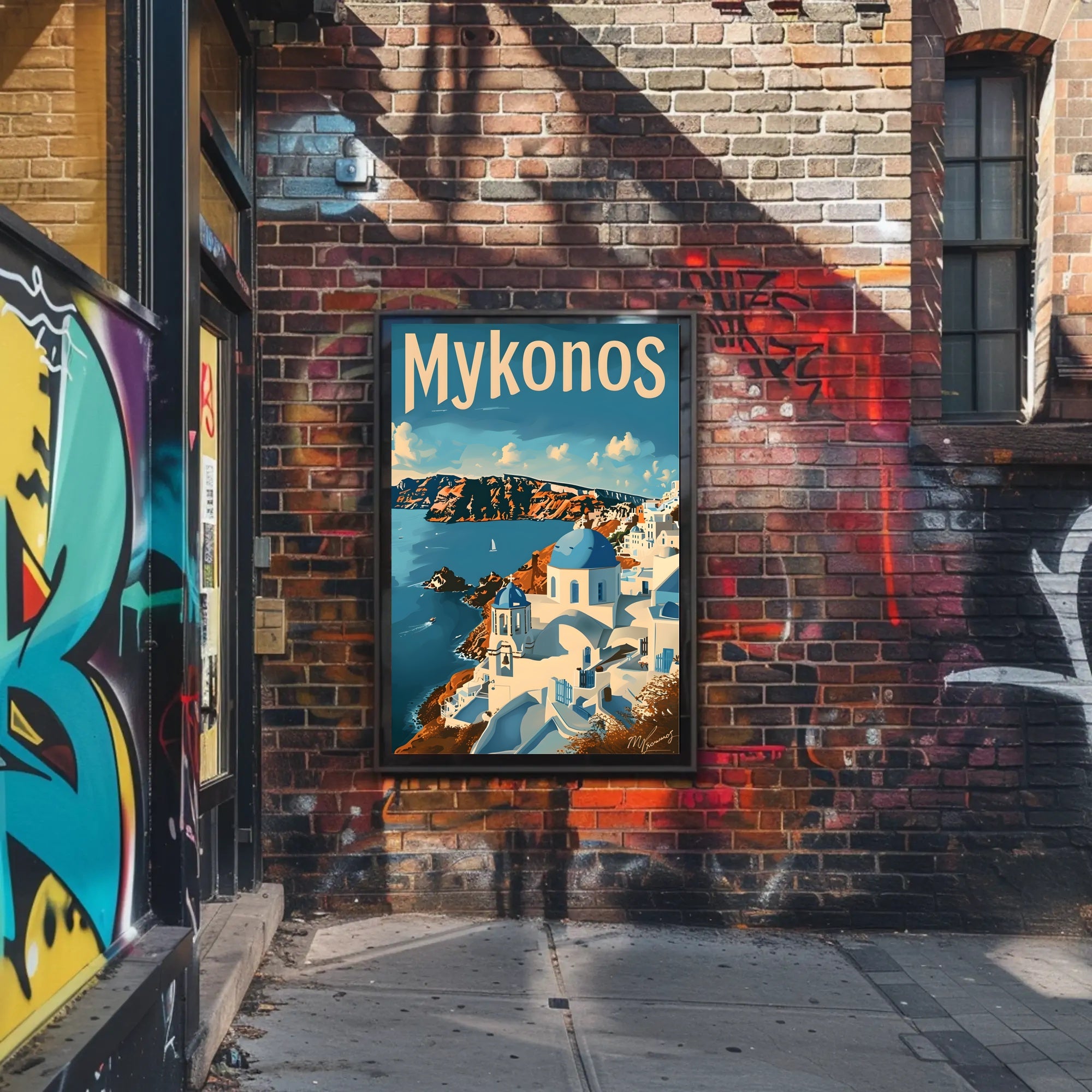 Mykonos Dreamscape Poster