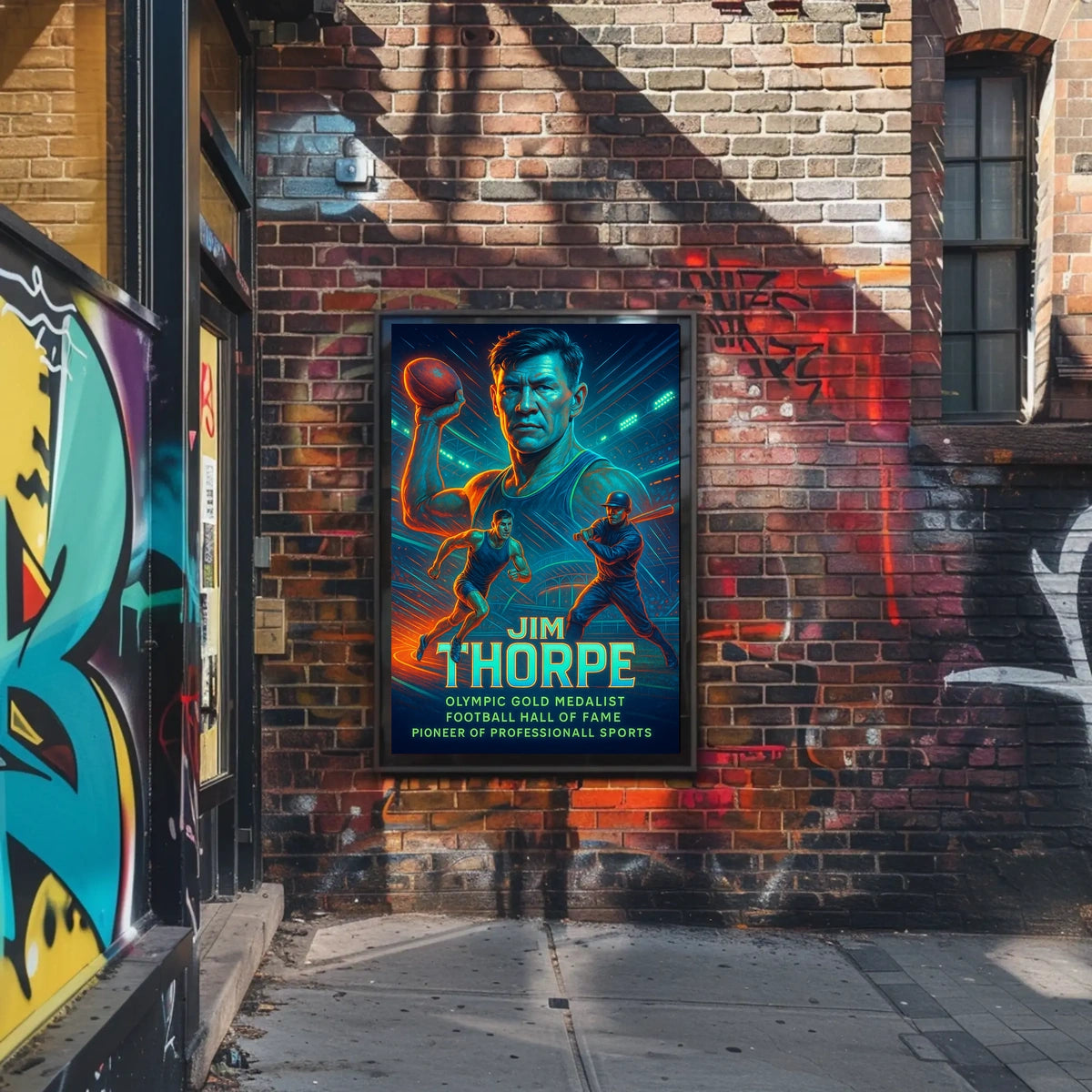 Celebrating a Sports Legend Poster