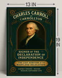 Charles Carroll of Carrollton Signer of the Declaration of Independence Poster PosterGoat