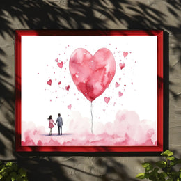 Love in Watercolors Poster
