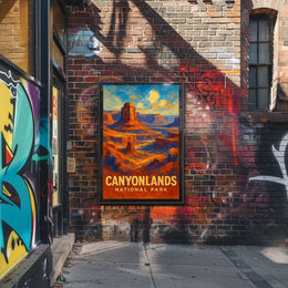 Canyonlands National Park Poster Wall Art Landscape
