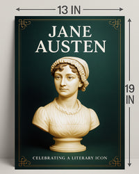 Jane Austen Celebrating a Literary Icon Poster PosterGoat