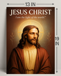 Jesus Christ  I am the Light of the World Poster PosterGoat