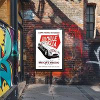 Mille Miglia 1955 Racing Poster