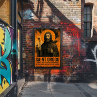 Saint Drogo Patron Saint Poster
