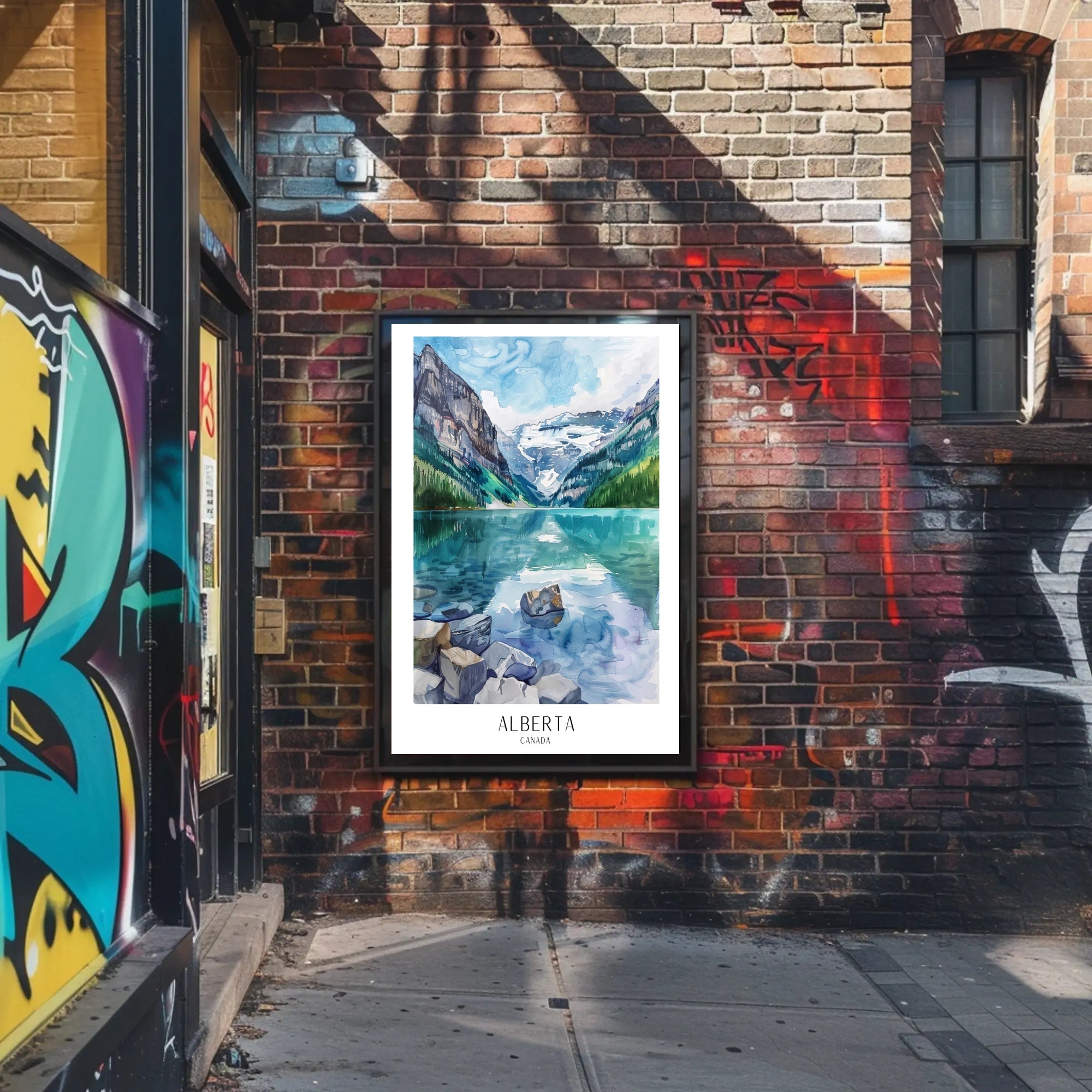 Serene Landscapes of Alberta Poster PosterGoat