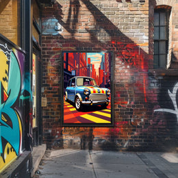 Vibrant City Drive Poster PosterGoat
